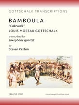 BAMBOULA for Saxophone Quartet P.O.D cover